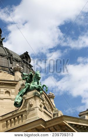 Szechenyi Medicinal Bath In Budapest, Hungary, Is The Largest Medicinal Bath In Europe. The Bath Can