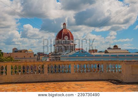 Cienfuegos, Cuba: View From The Terrace Of The Building Municipality, City Hall, Government Palace