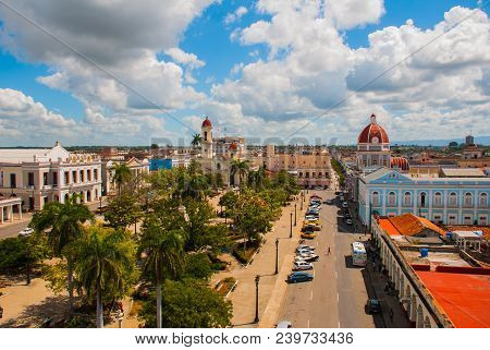 Cienfuegos, Cuba: View From The Terrace Of The Building Municipality, City Hall, Government Palace A