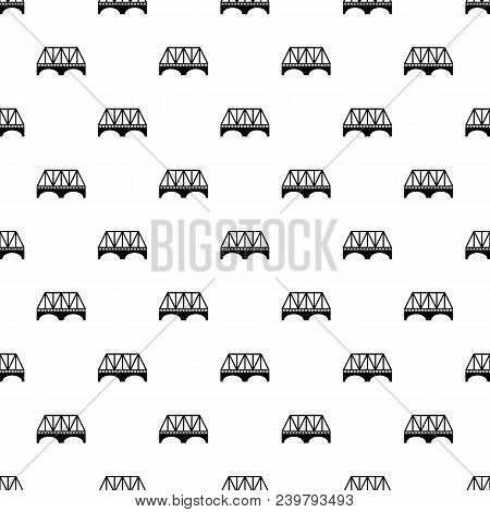 Railway Arch Bridge Pattern Vector Seamless Repeating For Any Web Design