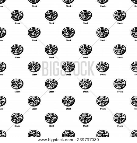 Steak Pattern Vector Seamless Repeating For Any Web Design