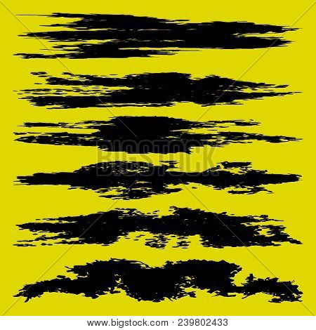 Ink Line Collection For Your Design Vector Illustration