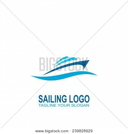 Sailing Logo, Sailboat Logo Design, Vector Icons.