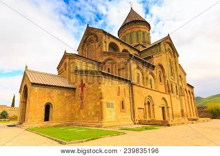 Svetitskhoveli Cathedral Is Georgian Orthodox Cathedral Located In The Historical Town Of Mtskheta, 