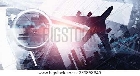 Business Travel or Logistics concept