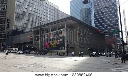 Museum Of Broadcast Communications With Billboard Promoting  Saturday Night Live Snl The Experience 