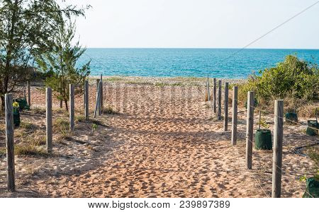 The Beach In Nhulunbuy Town Of Arnhem Land In The Northern Territory State Of Australia.