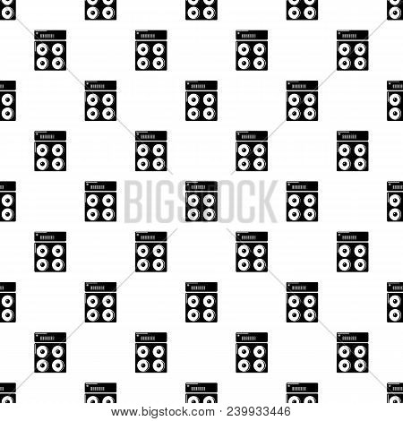 Speaker Box Pattern Vector Seamless Repeating For Any Web Design