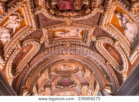 Interiors Of The Doge's Palace, Venice, Italy
