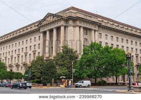 Washington, Dc -- May 6, 2018. The Environmental Protection Agency, Located At Constitution Ave. And