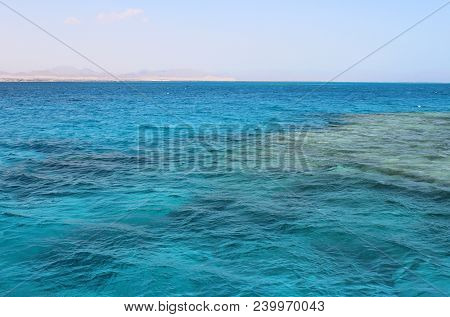 Landscape From The Sea In Egypt Hurghada.