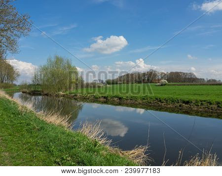 at the river berkel in the netherlands