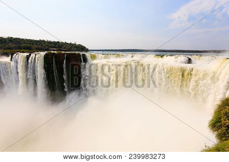 Landscape From Iguazu Falls National Park, Argentina. World Heritage Site. South America Adventure T