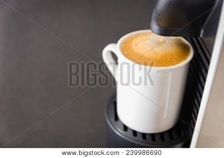 Coffee Maker Serving Coffee, Espresso, Coffee Pod.