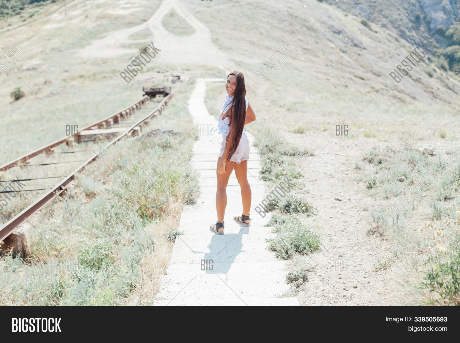Beautiful Woman Long Image & Photo (Free Trial) | Bigstock