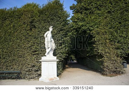 Vienna, Austria - 23 August, 2019: Schonbrunn Palace, German: Schloss Schonbrun, Baroque Summer Resi