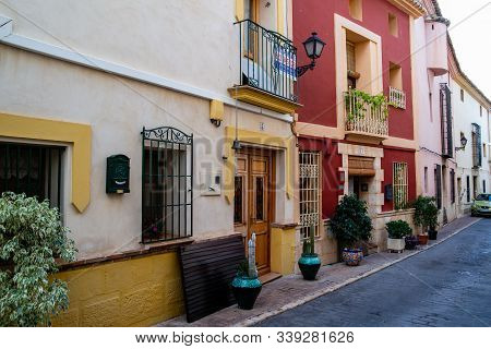 Polop, Valenciana, Spain - Nov 04 2019 Streets Of Polop