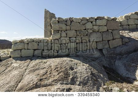 Perperikon, Bulgaria - March 17, 2019: Ruins At Archaeological Area Of Perperikon, Kardzhali Region,