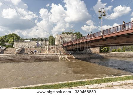 Nis, Serbia - June 15, 2019:  Outside View Of Fortress And Stambol (istanbul) Gate In City Of Nis, S