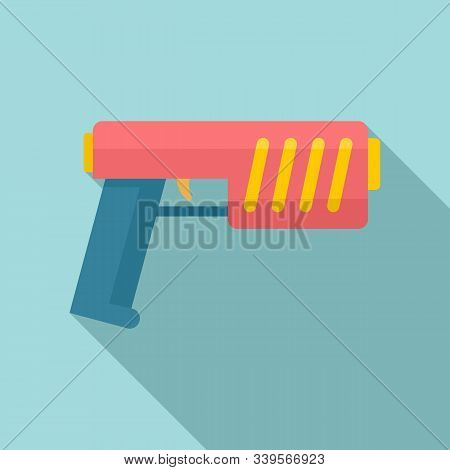Fantastic Blaster Icon. Flat Illustration Of Fantastic Blaster Vector Icon For Web Design