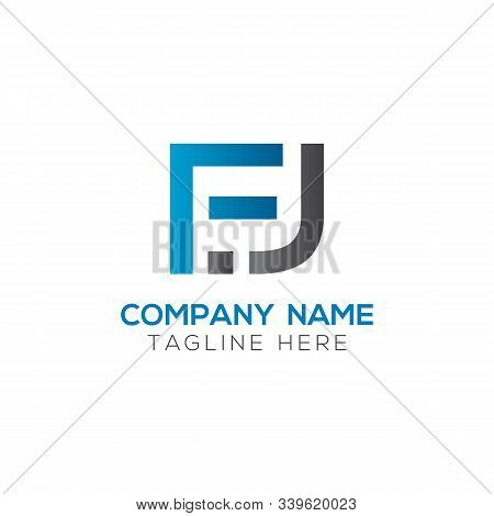 Initial Fj Letter Linked Logo. Creative Letter Fj Modern Business Logo Vector Template. Fj Logo Desi
