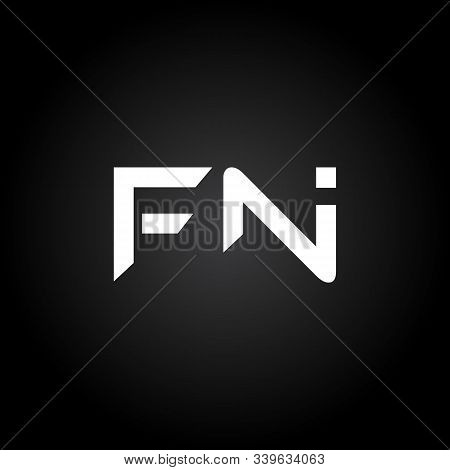 Initial Fn Letter Linked Logo. Creative Letter Fn Modern Business Logo Vector Template. Initial Fn L