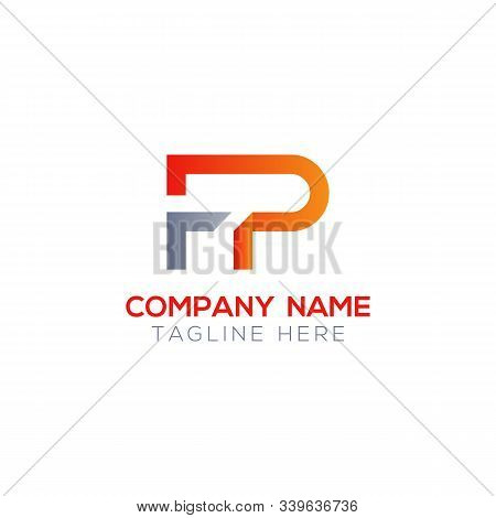Initial Fp Letter Linked Logo. Creative Letter Fp Modern Business Logo Vector Template. Initial Fp L