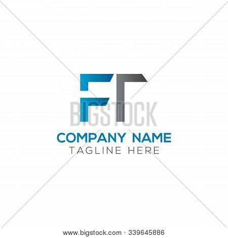 Initial Ft Letter Linked Logo. Creative Letter Ft Modern Business Logo Vector Template. Initial Ft L