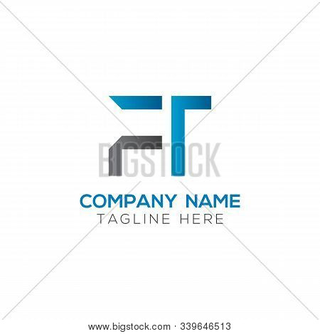 Initial Ft Letter Linked Logo. Creative Letter Ft Modern Business Logo Vector Template. Initial Ft L
