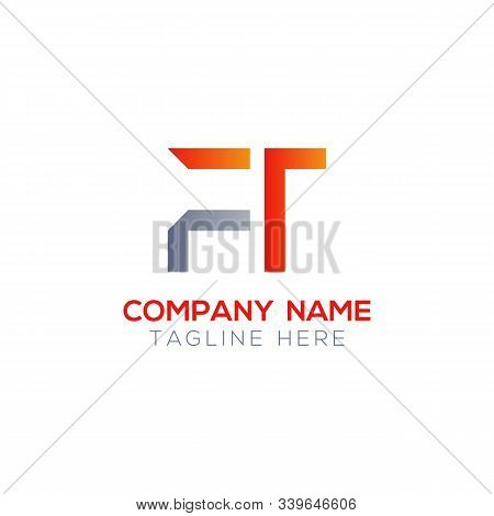 Initial Ft Letter Linked Logo. Creative Letter Ft Modern Business Logo Vector Template. Initial Ft L