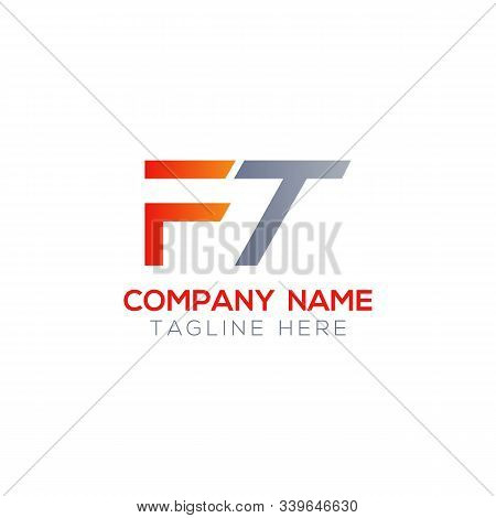 Initial Ft Letter Linked Logo. Creative Letter Ft Modern Business Logo Vector Template. Initial Ft L