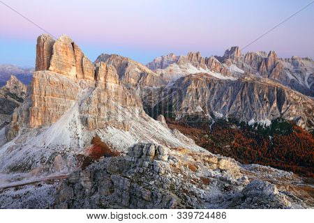 Averau Peak (2649 m) in the Dolomites, Italy, Europe
