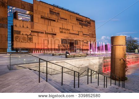 Gdansk, Poland - October 2, 2016: Building Of European Solidarity Centre (ecs) - Museum Commemoratin