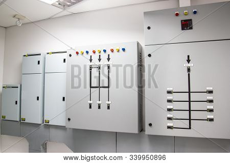 Main Distribution Board Control The Power Failure From The Building Switch Panel Of Power Plant. Con