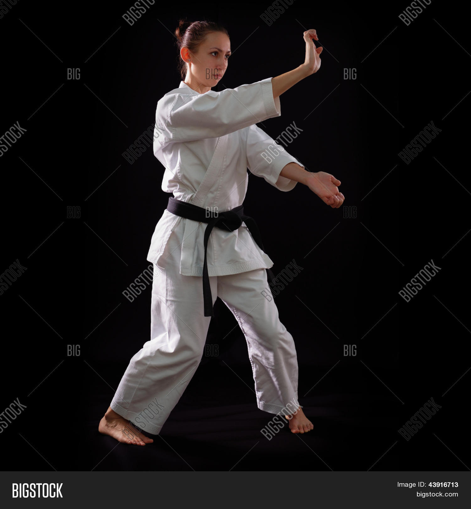 Karate Girl Black Belt Image & Photo (Free Trial) Bigstock