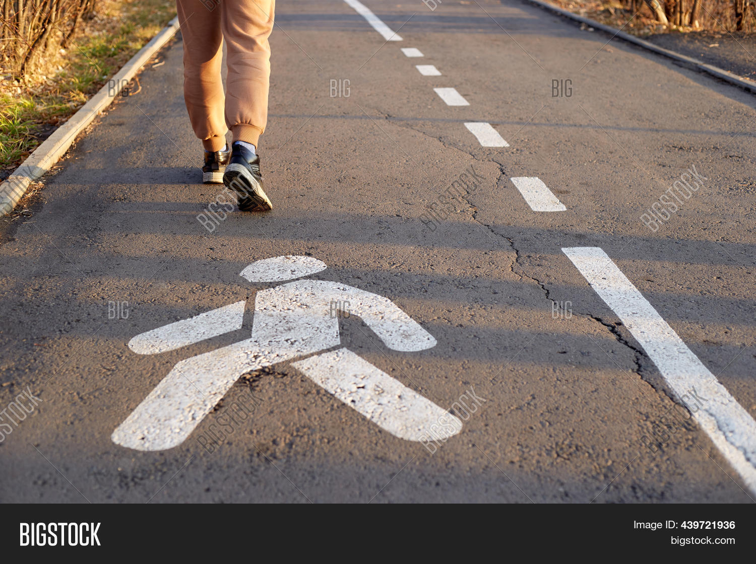Girl Walks Along Image & Photo (Free Trial) | Bigstock