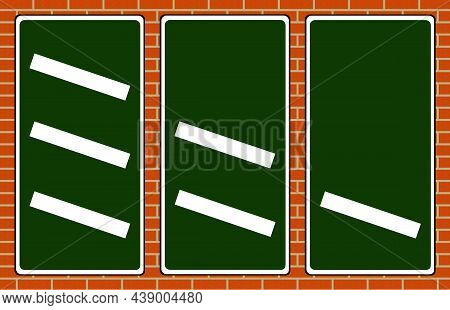 Primary Route Countdown Marker To A Slip Road On A Dual Carriageway Sign