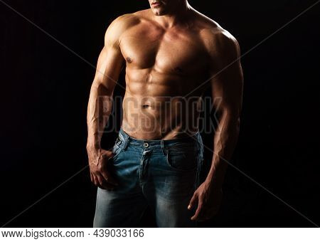 Sexy Guy Man On Black Image & Photo (Free Trial) | Bigstock