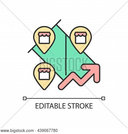 Expansion Incentives Rgb Color Icon. Business Development. Governmental Program. Economic Growth Of 