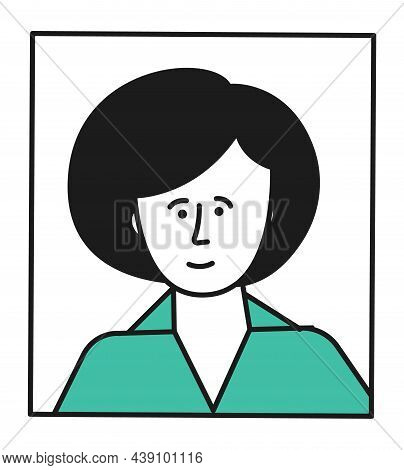 Woman Portrait. Generic Female Avatar. Gender Placeholder