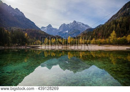 Views Of Lake Jasna (jezero Jasna)i N Slovenia