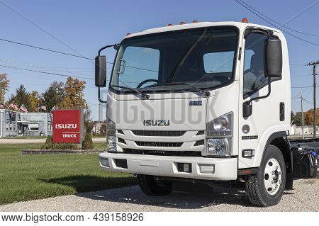 Isuzu Motors Truck Dealership. Isuzu Is A Japanese Commercial Vehicle And Diesel Engine Manufacturer