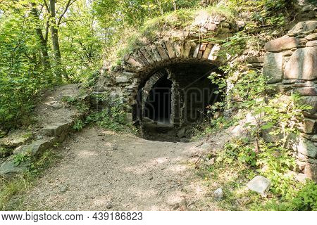 Ruin Of A Medieval Castle In The Middle Of Woods In Czech Republic