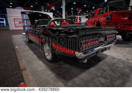 1969 Ford Shelby Gt500 Convertible Showcased At The Sema Show.