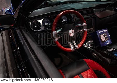 1969 Ford Shelby Gt500 Convertible Showcased At The Sema Show.