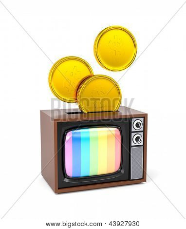 Taxe pour la TV ou TV comme une tirelire