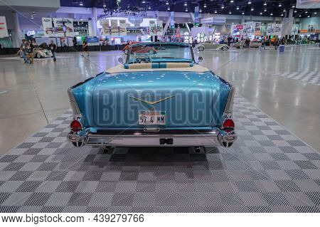 1957 Chevrolet Bel Air Restomod Showcased At The Sema Show.