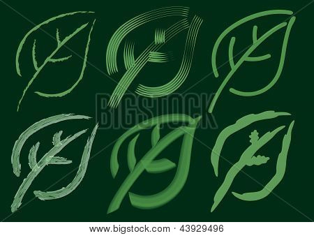 Grüne Elemente