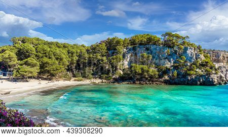 Landscape With Cala Macarella Beach, Menorca Island, Spain
