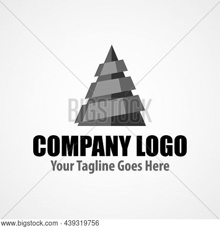 Modern Logo Template For Drilling Company. Geological Icon. Eps Vector Format. Simple Minimalist Log